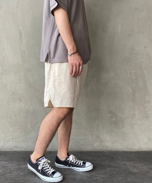 ARMY TWILL（アーミーツイル）の「[ARMY TWILL/アーミーツイル] 別注 トレーニングショーツ（その他パンツ・メンズ・オフホワイト/カーキ/ブラック・L/M）」の10枚目の写真