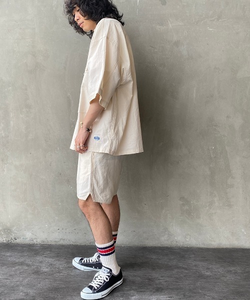 ARMY TWILL（アーミーツイル）の「[ARMY TWILL/アーミーツイル] 別注 トレーニングショーツ（その他パンツ・メンズ・オフホワイト/カーキ/ブラック・L/M）」の22枚目の写真