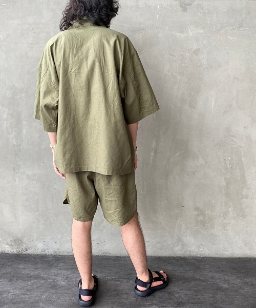ARMY TWILL（アーミーツイル）の「[ARMY TWILL/アーミーツイル] 別注 トレーニングショーツ（その他パンツ・メンズ・オフホワイト/カーキ/ブラック・L/M）」の7枚目の写真