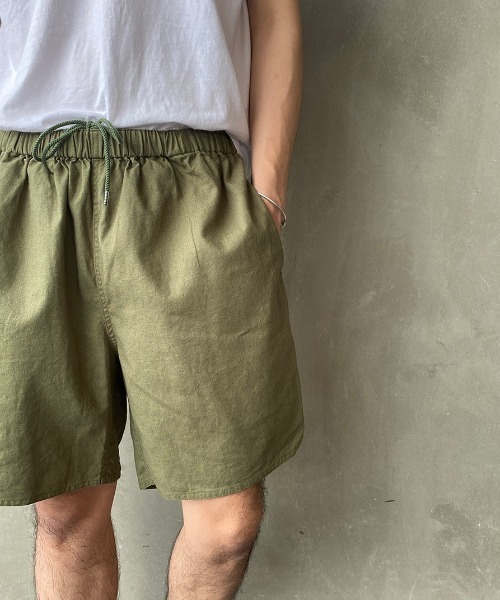 ARMY TWILL（アーミーツイル）の「[ARMY TWILL/アーミーツイル] 別注 トレーニングショーツ（その他パンツ・メンズ・オフホワイト/カーキ/ブラック・L/M）」の19枚目の写真