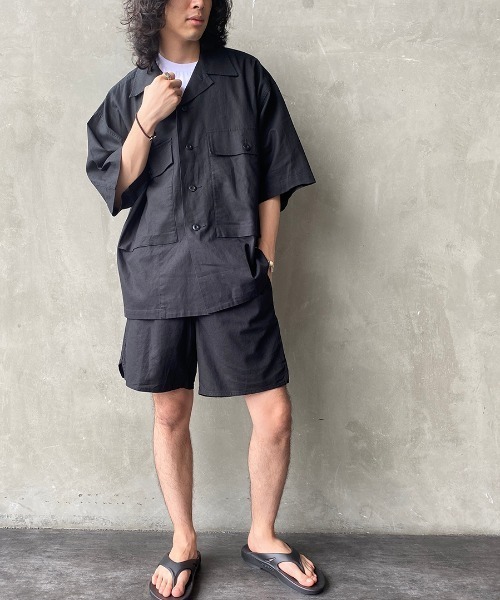 ARMY TWILL（アーミーツイル）の「[ARMY TWILL/アーミーツイル] 別注 トレーニングショーツ（その他パンツ・メンズ・オフホワイト/カーキ/ブラック・L/M）」の14枚目の写真