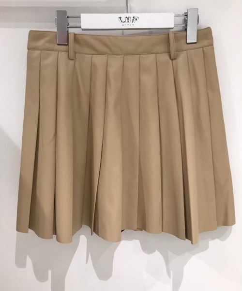 Ctr1(コントロール)の「Ctr1/コントロール/レザープリーツスカート(スカート・レディース・ブラック/ベージュ・SMALL/MEDIUM)」の8枚目の写真