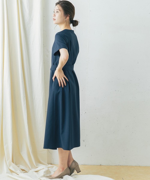   Aライン ショートスリーブ ドレス ワンピース Aラインショートスリーブワンピース[RA45-26K505]｜URBAN