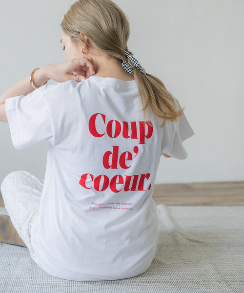 ITEMS URBANRESEARCH（アイテムズ アーバンリサーチ）の「バックロゴTシャツ（Tシャツ/カットソー・レディース・ブラック/レッド/ブルー・FREE）」の3枚目の写真