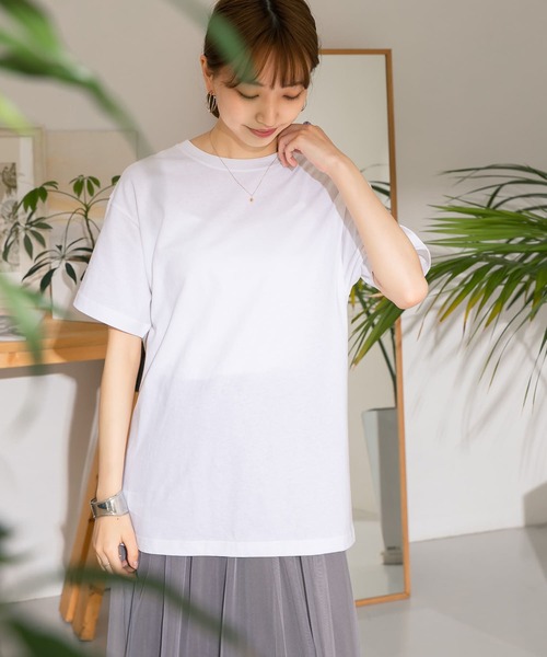 ITEMS URBANRESEARCH（アイテムズ アーバンリサーチ）の「バックロゴTシャツ（Tシャツ/カットソー・レディース・ブラック/レッド/ブルー・FREE）」の20枚目の写真