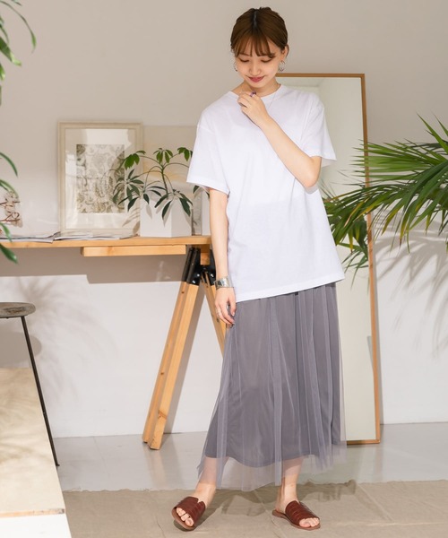 ITEMS URBANRESEARCH（アイテムズ アーバンリサーチ）の「バックロゴTシャツ（Tシャツ/カットソー・レディース・ブラック/レッド/ブルー・FREE）」の17枚目の写真