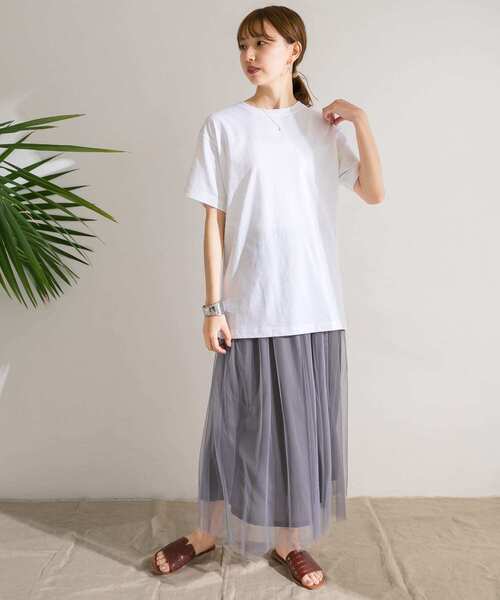 ITEMS URBANRESEARCH（アイテムズ アーバンリサーチ）の「バックロゴTシャツ（Tシャツ/カットソー・レディース・ブラック/レッド/ブルー・FREE）」の12枚目の写真