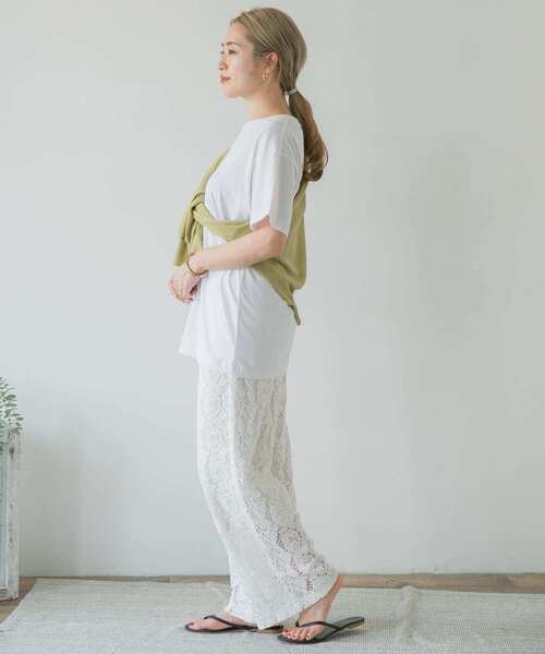 ITEMS URBANRESEARCH（アイテムズ アーバンリサーチ）の「バックロゴTシャツ（Tシャツ/カットソー・レディース・ブラック/レッド/ブルー・FREE）」の9枚目の写真