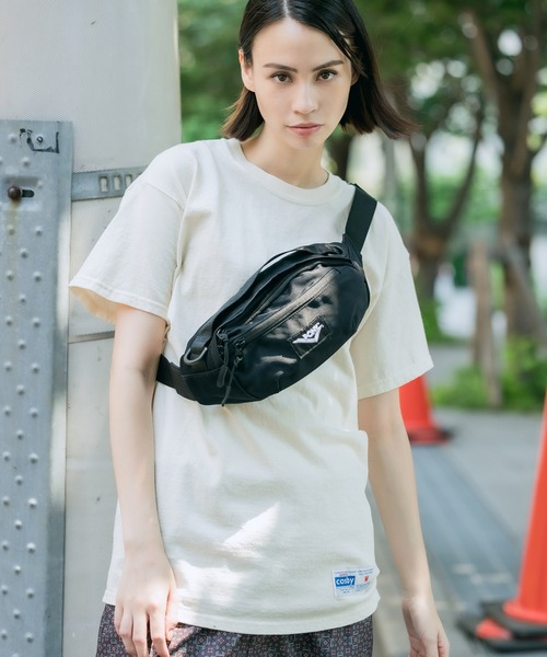 PONY（ポニー）の「PONY/ポニー TAPE LINE WAIST BAG ウエストバッグ（ボディバッグ/ウエストポーチ・メンズ・ブラック/レッド・FREE）」の20枚目の写真