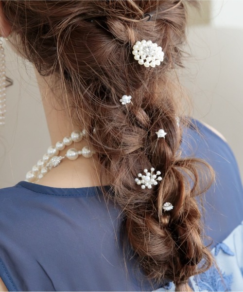 セール Cupid Heart 結婚式 二次会 ちょっとしたお食事会におすすめアクセ ヘアピン5本セット ヘアピン Cupid Heart キューピッドハート のファッション通販 Zozotown