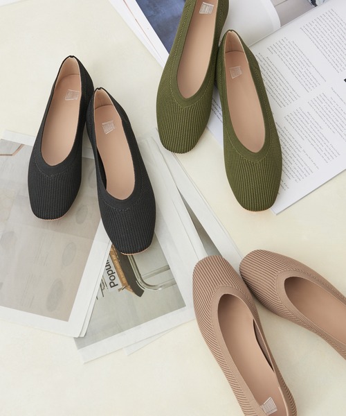 COLONY 2139（コロニートゥーワンスリーナイン）の「【マカロンFoot】ストレスフリーニットパンプス（パンプス・レディース・ブラック/モカ/カーキ・SMALL/MEDIUM/LARGE）」の9枚目の写真