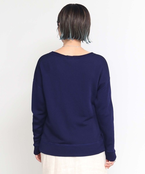 nitca(ニトカ)の「15thレーヨン裏毛 ショートプルオーバー(スウェット・レディース・ネイビー・FREE)」の6枚目の写真