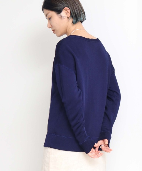 nitca(ニトカ)の「15thレーヨン裏毛 ショートプルオーバー(スウェット・レディース・ネイビー・FREE)」の7枚目の写真
