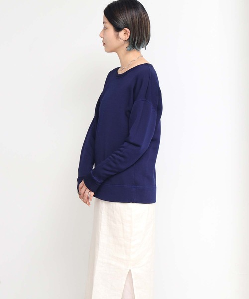 nitca(ニトカ)の「15thレーヨン裏毛 ショートプルオーバー(スウェット・レディース・ネイビー・FREE)」の11枚目の写真