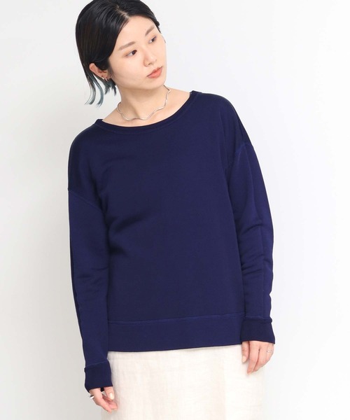 nitca(ニトカ)の「15thレーヨン裏毛 ショートプルオーバー(スウェット・レディース・ネイビー・FREE)」の9枚目の写真
