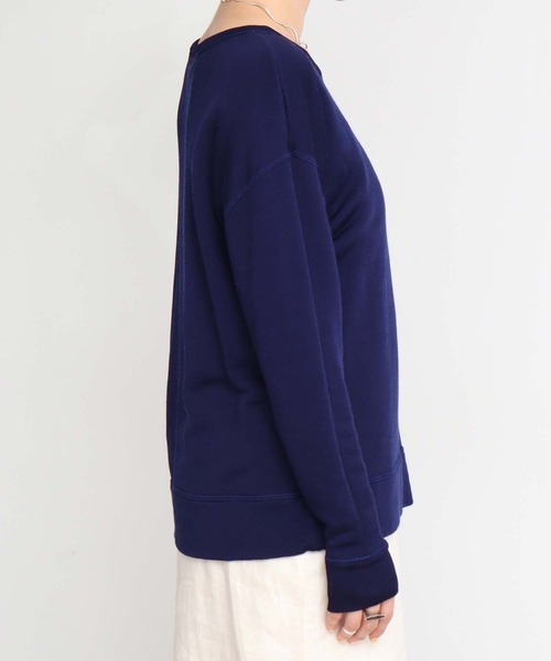 nitca(ニトカ)の「15thレーヨン裏毛 ショートプルオーバー(スウェット・レディース・ネイビー・FREE)」の13枚目の写真