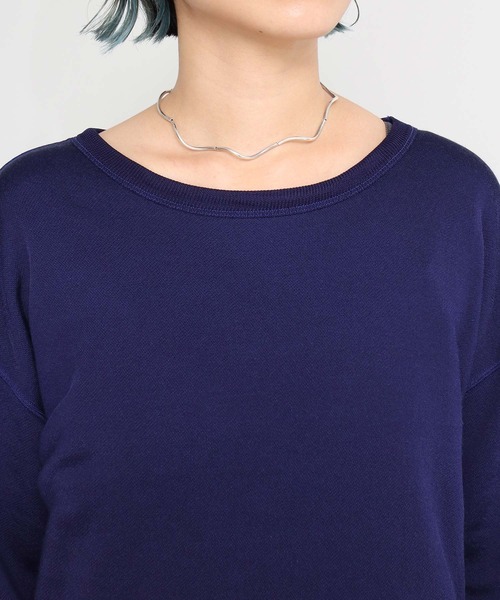 nitca(ニトカ)の「15thレーヨン裏毛 ショートプルオーバー(スウェット・レディース・ネイビー・FREE)」の16枚目の写真