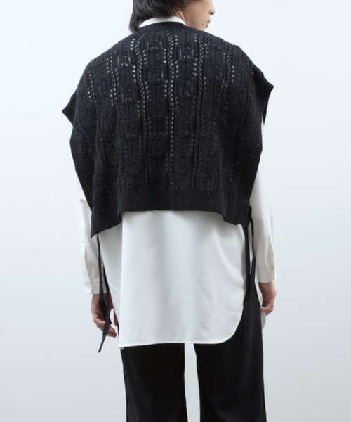 unlow（アンロー）の「スタンドカラープルオーバーロングシャツ（シャツ/ブラウス・メンズ・ホワイト/ライトグレー/ブラック・M/L）」の5枚目の写真