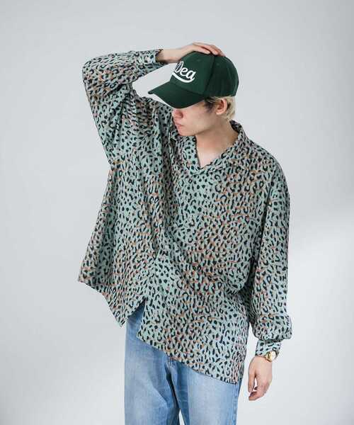 URBAN RESEARCH（アーバンリサーチ）の「URBAN RESEARCH iD　オープンカラーバルーンシャツ（シャツ/ブラウス・メンズ・その他2/その他3/その他1・MEDIUM/LARGE）」の3枚目の写真