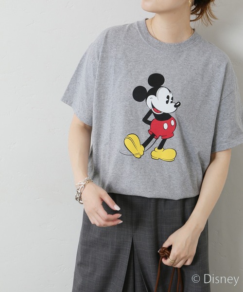 JOURNAL STANDARD（ジャーナルスタンダード）の「mickey Tシャツ◆（Tシャツ/カットソー・レディース・ホワイト/グレー/ブラック・FREE）」の3枚目の写真