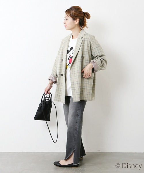 JOURNAL STANDARD（ジャーナルスタンダード）の「mickey Tシャツ◆（Tシャツ/カットソー・レディース・ホワイト/グレー/ブラック・FREE）」の19枚目の写真