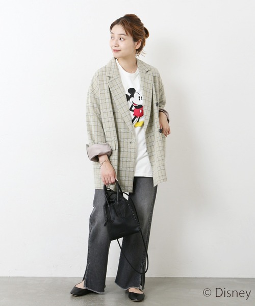 JOURNAL STANDARD（ジャーナルスタンダード）の「mickey Tシャツ◆（Tシャツ/カットソー・レディース・ホワイト/グレー/ブラック・FREE）」の11枚目の写真