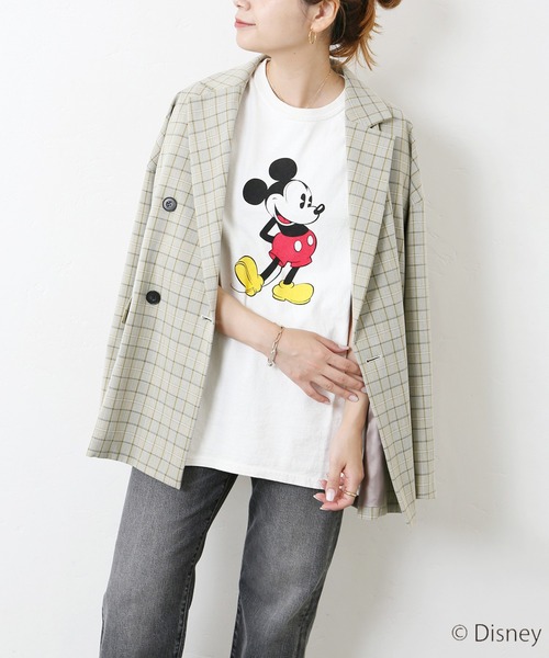 JOURNAL STANDARD（ジャーナルスタンダード）の「mickey Tシャツ◆（Tシャツ/カットソー・レディース・ホワイト/グレー/ブラック・FREE）」の7枚目の写真