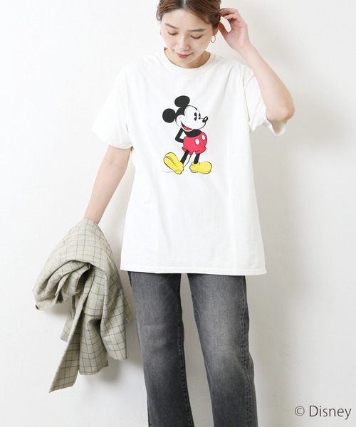 JOURNAL STANDARD（ジャーナルスタンダード）の「mickey Tシャツ◆（Tシャツ/カットソー・レディース・ホワイト/グレー/ブラック・FREE）」の16枚目の写真