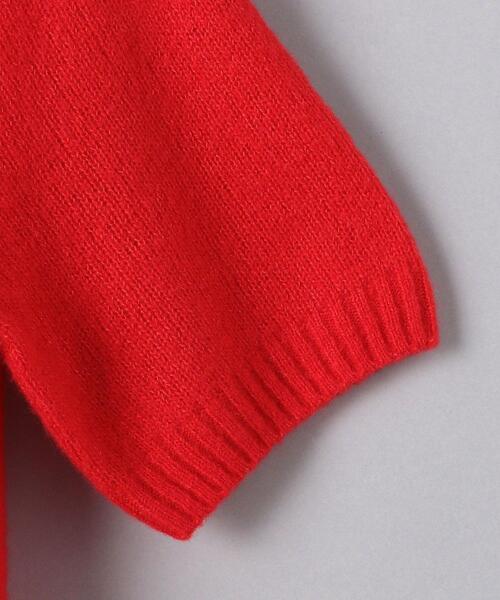 UNITED ARROWS（ユナイテッドアローズ）の「＜UNITED ARROWS＞クルーネック ショートスリーブ ニット RPSP/G（ニット/セーター・レディース・ブラック/レッド/オフホワイト/グレー/パープル・FREE）」の10枚目の写真