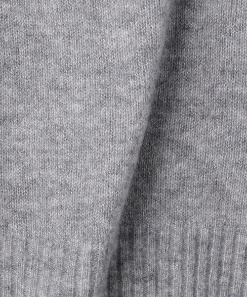 UNITED ARROWS（ユナイテッドアローズ）の「＜UNITED ARROWS＞クルーネック ショートスリーブ ニット RPSP/G（ニット/セーター・レディース・ブラック/レッド/オフホワイト/グレー/パープル・FREE）」の6枚目の写真