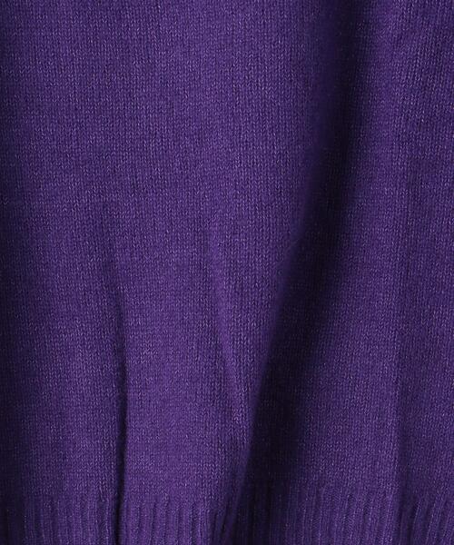 UNITED ARROWS（ユナイテッドアローズ）の「＜UNITED ARROWS＞クルーネック ショートスリーブ ニット RPSP/G（ニット/セーター・レディース・ブラック/レッド/オフホワイト/グレー/パープル・FREE）」の15枚目の写真