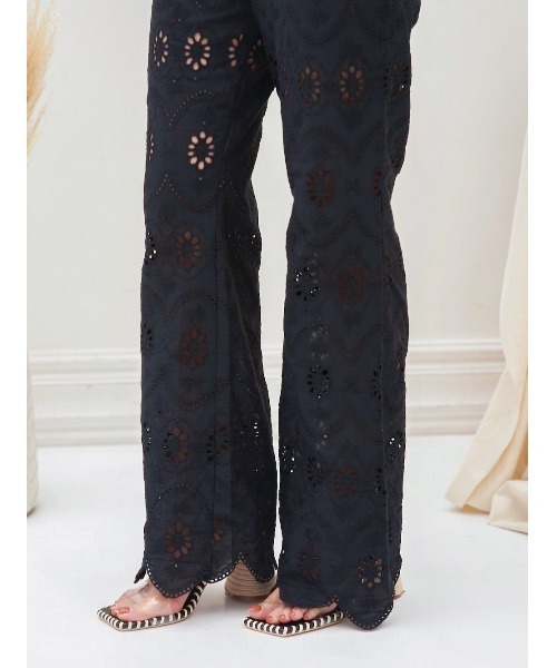 Darich（ダーリッチ）の「コットンレースフレアパンツ（その他パンツ  