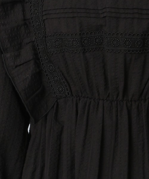 Heather(ヘザー)の「コットンフリルチュニック 218110(シャツ/ブラウス・レディース・ホワイト/ブラック/ブルーグレー・FREE)」の21枚目の写真