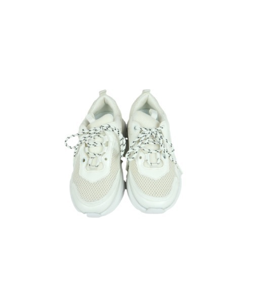 AULA AILA（アウラアイラ）の「ビブラムソールスニーカー（スニーカー・レディース・ホワイト×ブラック/オフホワイト/イエロー・35.5/37.5/36.5）」の14枚目の写真