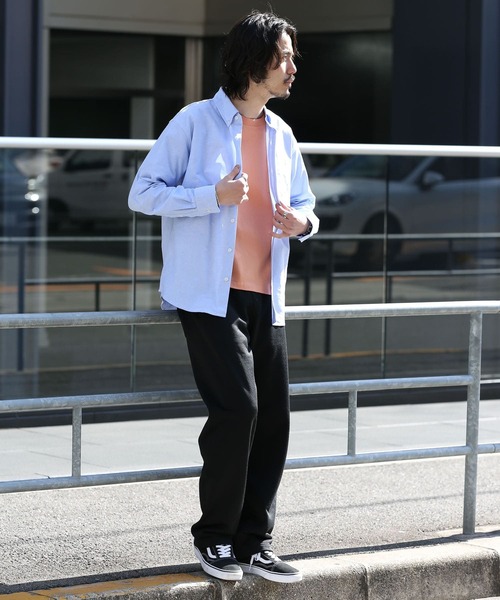 URBAN RESEARCH Sonny Label（アーバンリサーチサニーレーベル）の「『抗菌/防臭』オックスボタンダウンシャツ（シャツ/ブラウス・メンズ・チェック/ネイビー/オフホワイト/ライトブルー/ストライプ/ブルー系その他・LARGE/MEDIUM/X-SMALL/SMALL/X-LARGE）」の18枚目の写真