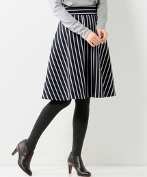 UNITED ARROWS | UAW P/W/R STRP FLA ストライプ フレアスカート ◆(スカート)