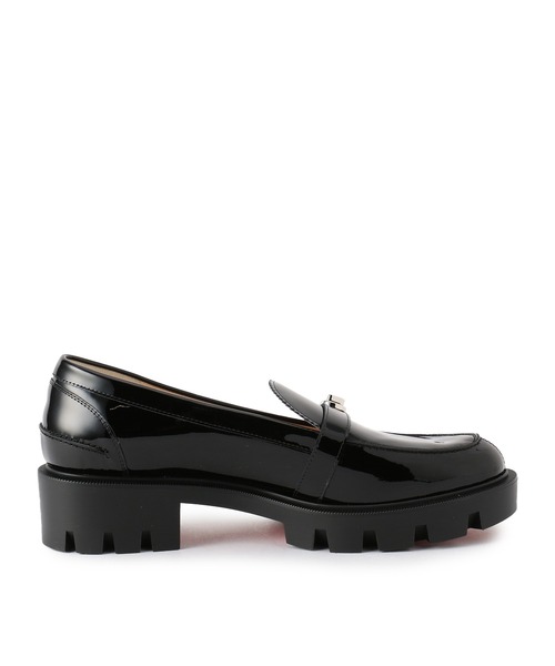 Christian Louboutin（クリスチャンルブタン）の「CHRISTIAN LOUBOUTIN / "Lock Woody" パテントカーフレザーローファー（ローファー・レディース・ブラック・37/38/36/35）」の2枚目の写真