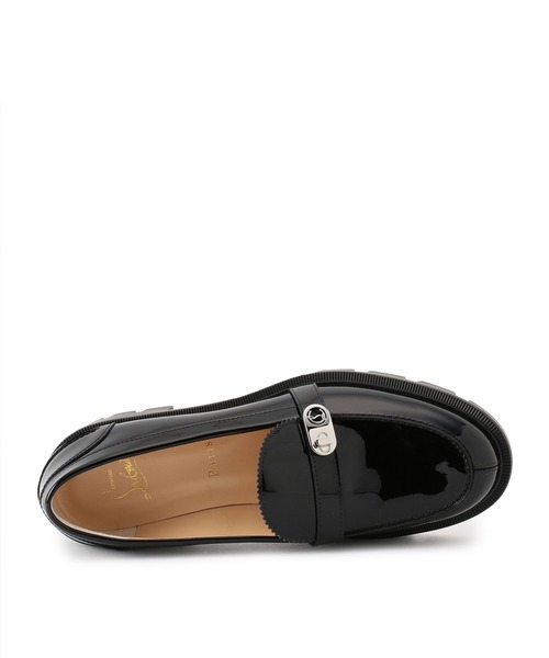 Christian Louboutin（クリスチャンルブタン）の「CHRISTIAN LOUBOUTIN / "Lock Woody" パテントカーフレザーローファー（ローファー・レディース・ブラック・37/38/36/35）」の3枚目の写真