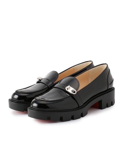 Christian Louboutin（クリスチャンルブタン）の「CHRISTIAN LOUBOUTIN / "Lock Woody" パテントカーフレザーローファー（ローファー・レディース・ブラック・37/38/36/35）」の6枚目の写真