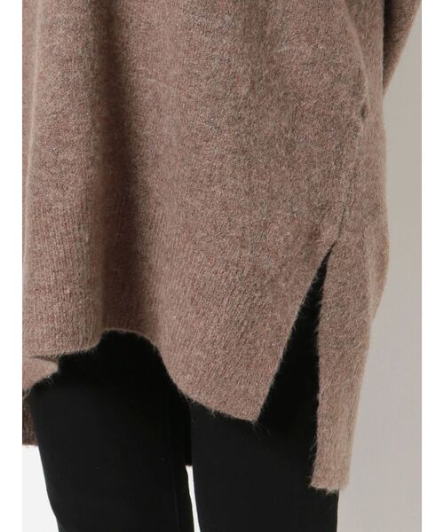 MURUA（ムルーア）の「オーバールーズチュニック（ニット/セーター・レディース・グレー/アイボリー/モカ・FREE）」の21枚目の写真