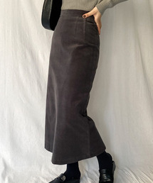 ISOOK（アイスー）の「CORDUROY LONG SK / コーデュロイロングスカート（スカート）」