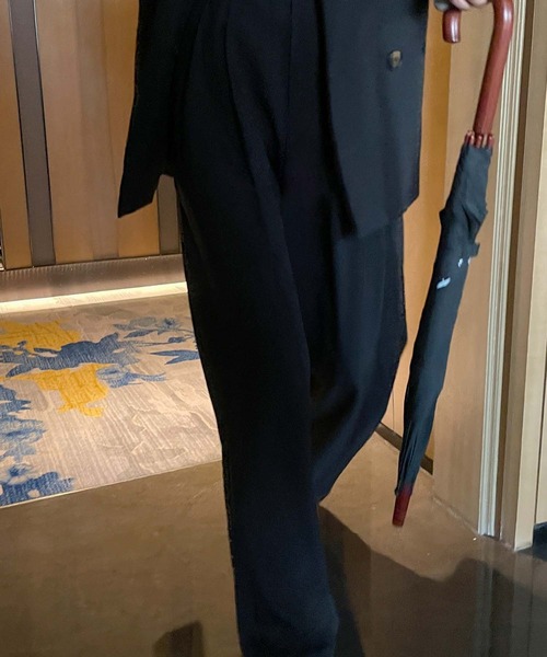 chuclla(チュクラ)の「2タックワイドスラックス chw21a050【ベーシックライン】(スラックス・レディース・ブラック/モカ・M/L/S)」の8枚目の写真