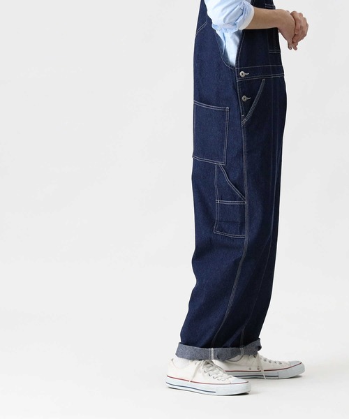 BACK NUMBER（バックナンバー）の「【BACK NUMBER】オーバーオール（サロペット/オーバーオール・メンズ・ダークインディゴブルー・M/S/L）」の7枚目の写真