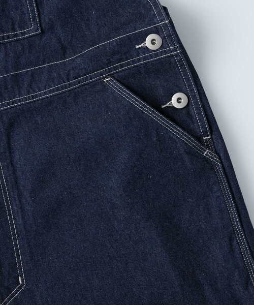 BACK NUMBER（バックナンバー）の「【BACK NUMBER】オーバーオール（サロペット/オーバーオール・メンズ・ダークインディゴブルー・M/S/L）」の11枚目の写真