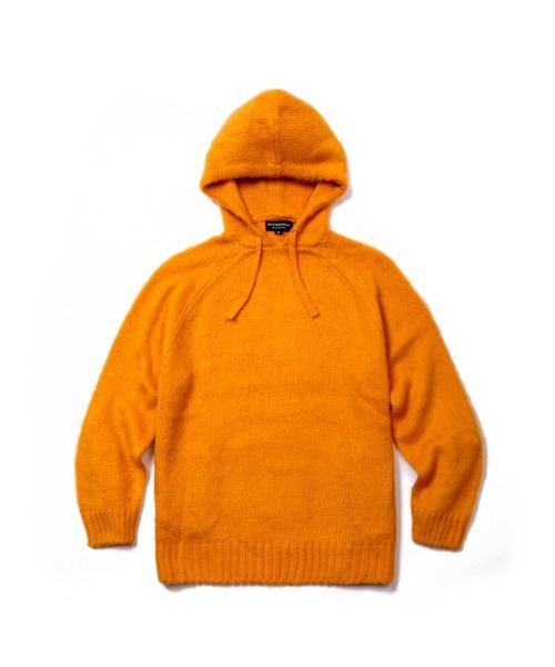 68&brothers（シックスティエイトアンドブラザーズ）の「Mohair Hooded Sweater（ニット/セーター・メンズ・グレー/レオパード/ライトブラウン/オレンジ/ライトグリーン/ブラック・MEDIUM/LARGE/X-LARGE）」の5枚目の写真