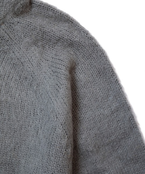 68&brothers（シックスティエイトアンドブラザーズ）の「Mohair Hooded Sweater（ニット/セーター・メンズ・グレー/レオパード/ライトブラウン/オレンジ/ライトグリーン/ブラック・MEDIUM/LARGE/X-LARGE）」の7枚目の写真
