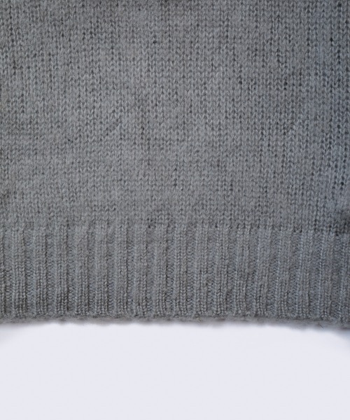 68&brothers（シックスティエイトアンドブラザーズ）の「Mohair Hooded Sweater（ニット/セーター・メンズ・グレー/レオパード/ライトブラウン/オレンジ/ライトグリーン/ブラック・MEDIUM/LARGE/X-LARGE）」の10枚目の写真