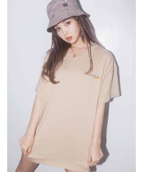 CALNAMUR（カルナムール）の「CALNAMUR Tシャツ（Tシャツ/カットソー・レディース・ホワイト/その他/ブラック/ベージュ・FREE）」の3枚目の写真