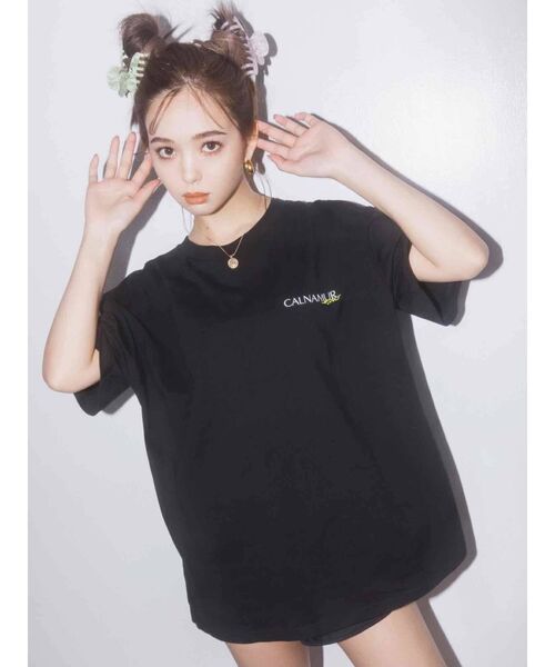 CALNAMUR（カルナムール）の「CALNAMUR Tシャツ（Tシャツ/カットソー・レディース・ホワイト/その他/ブラック/ベージュ・FREE）」の10枚目の写真