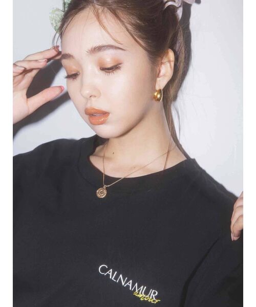 CALNAMUR（カルナムール）の「CALNAMUR Tシャツ（Tシャツ/カットソー・レディース・ホワイト/その他/ブラック/ベージュ・FREE）」の11枚目の写真